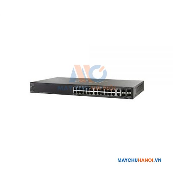 Cisco SF500-24 24-Port 10 100 Stackable Managed Switch