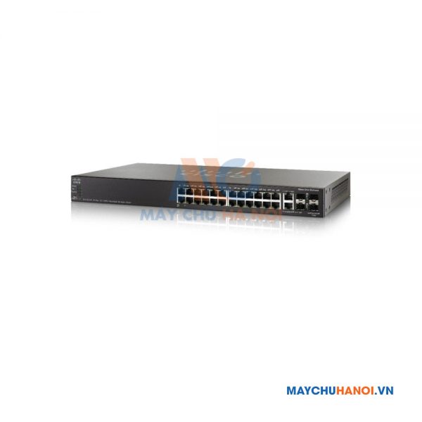 Cisco SG500X-24P 24P GB POE with 4Port 10GB Stackable Managed Switch