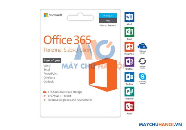 Phần mềm Office 365 Home Premium 32-bit/x64 English Subscr 1YR APAC EM Medialess