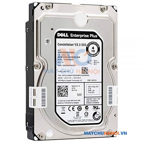 HDD Dell 4TB Enterprise  7.2K SATA 6Gbps 3.5" - N