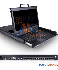 Kinan HT2716 LCD KVM Over IP 16 port Cat5 17.3 inch