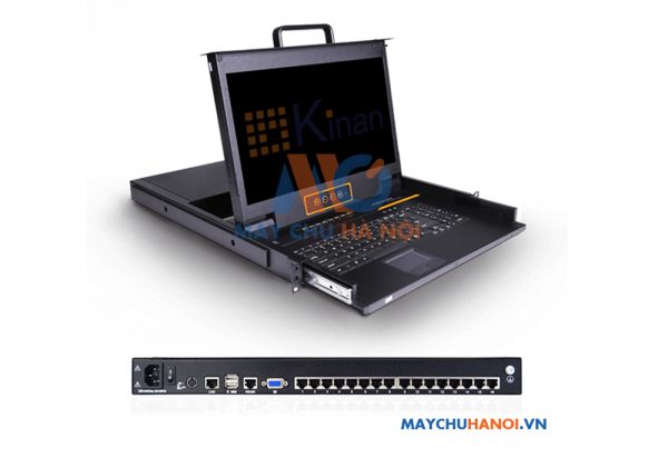 Kinan HT2716 LCD KVM Over IP 16 port Cat5 17.3 inch