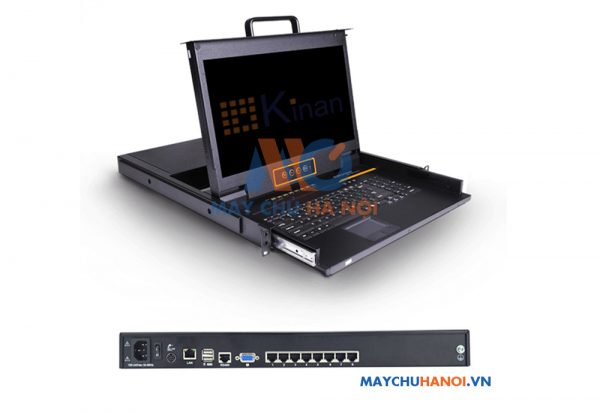 Kinan HT2708 LCD KVM Over IP 8 port Cat5 17.3 inch