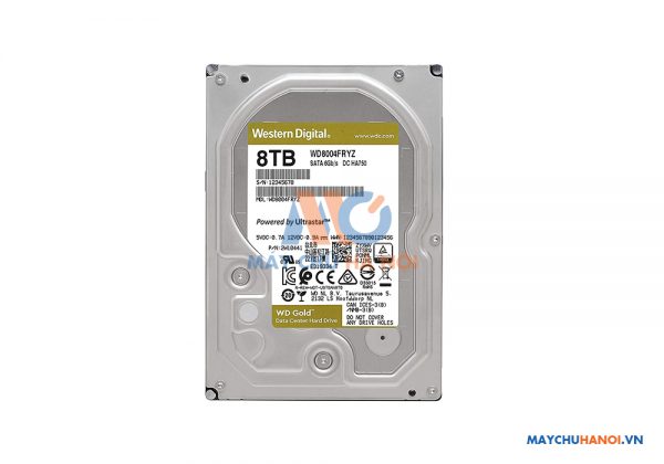 Ổ cứng HDD WD GOLD Enterprise 8TB 7200 RPM SATA3 256MB Cache 3.5inch WD8004FRYZ