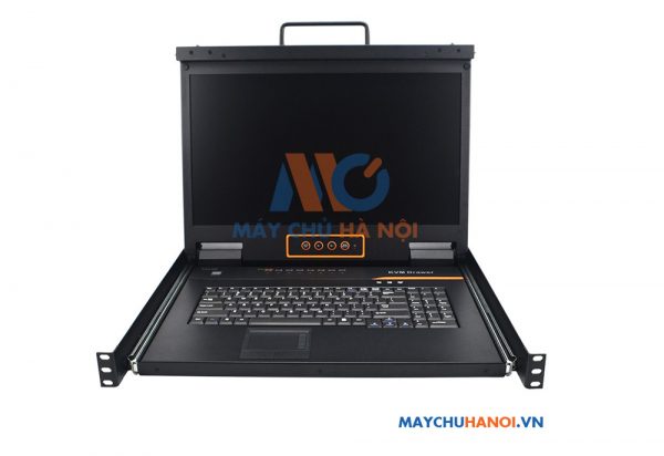 KINAN HT6808 KVM OVER IP Switch 18.5inch LCD 8 cổng