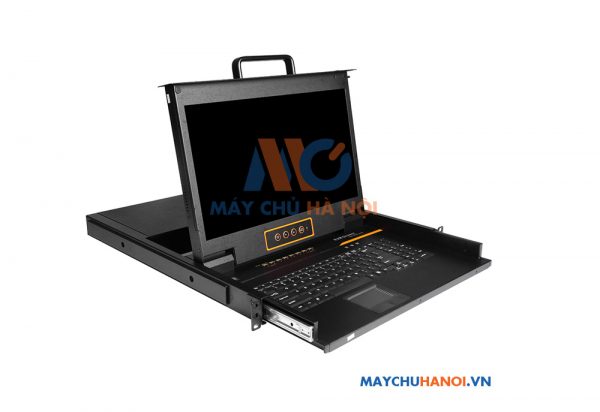 KINAN HT6708 KVM OVER IP Switch 17.3inch LCD 8 cổng