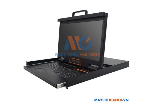 KINAN HT6808 KVM OVER IP Switch 18.5inch LCD 8 cổng