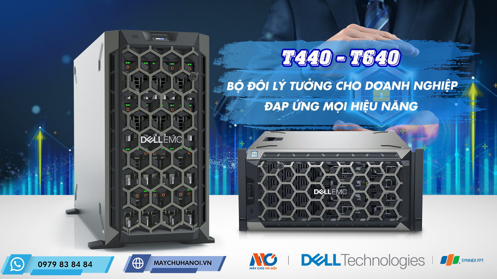 Bộ đôi máy chủ DellEMC PowerEdge T440 – T640  lý tưởng cho doanh nghiệp