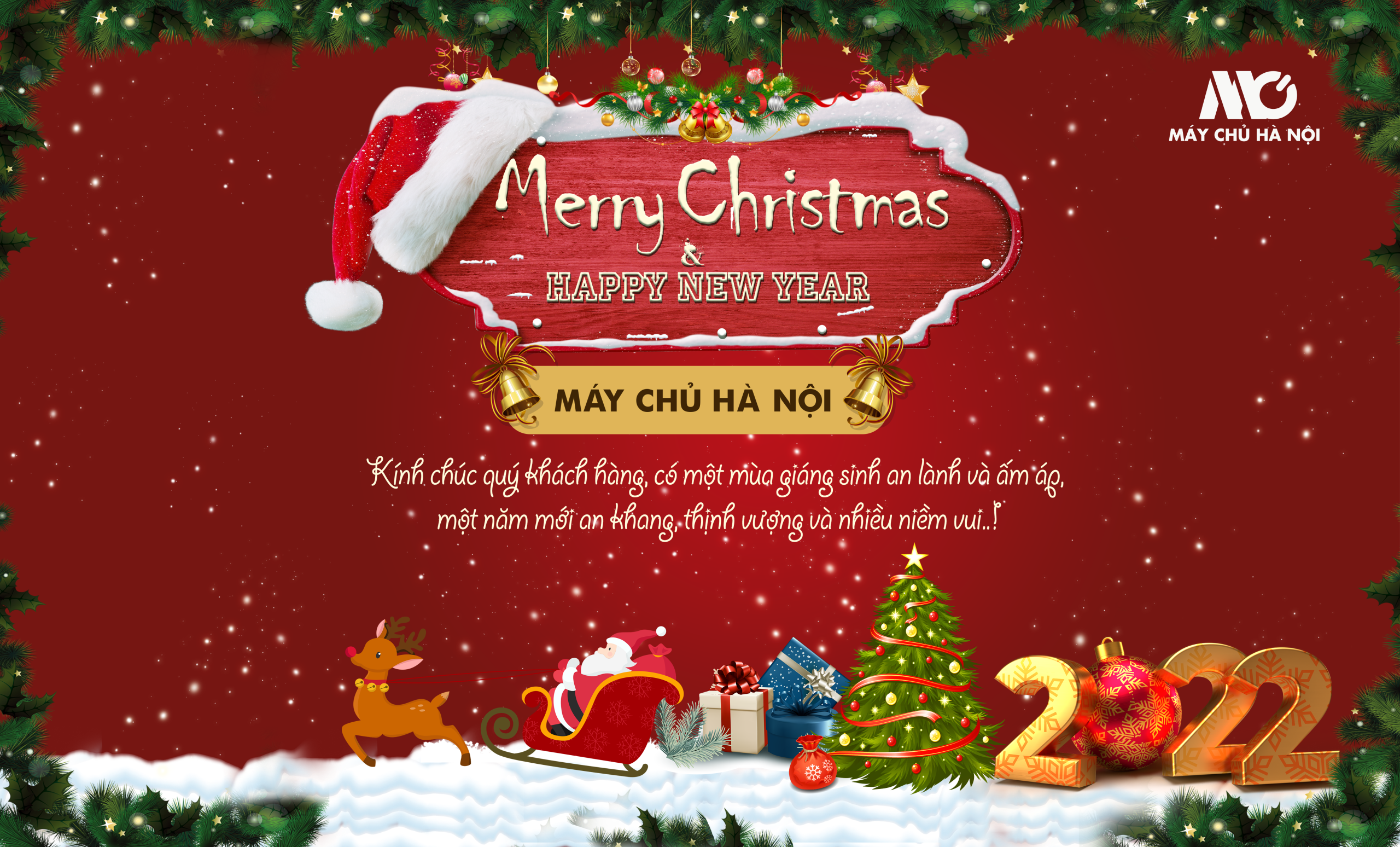 Thư chúc mừng Giáng Sinh & Chào đón năm mới 2022