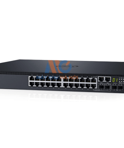 Dell Networking S3124, L3, 24x 1GbE, 2xCombo, 2x 10GbE SFP+ fixed ports, Stacking, IO to PSU airflow, 1x AC PSU