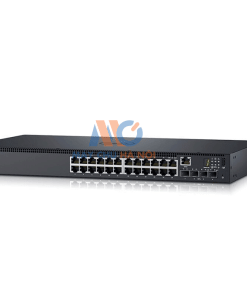 Switch Dell Networking N1524, 24x 1GbE + 4x 10GbE SFP+ fixed ports, Stacking, IO to PSU airflow, AC
