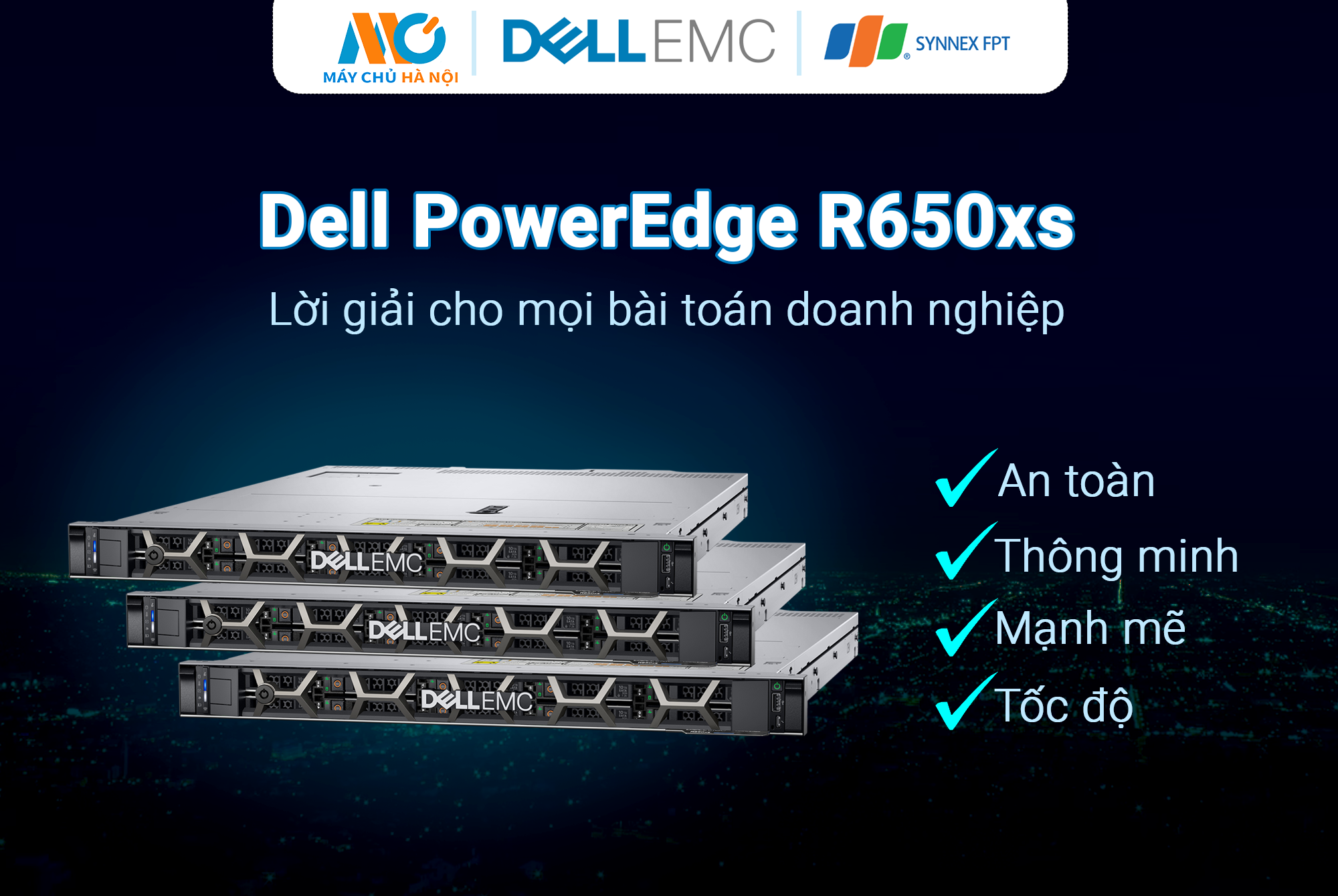 Máy chủ Dell PowerEdge R650xs: Lựa chọn Tốc độ – Bảo mật – Cơ bắp cho doanh nghiệp