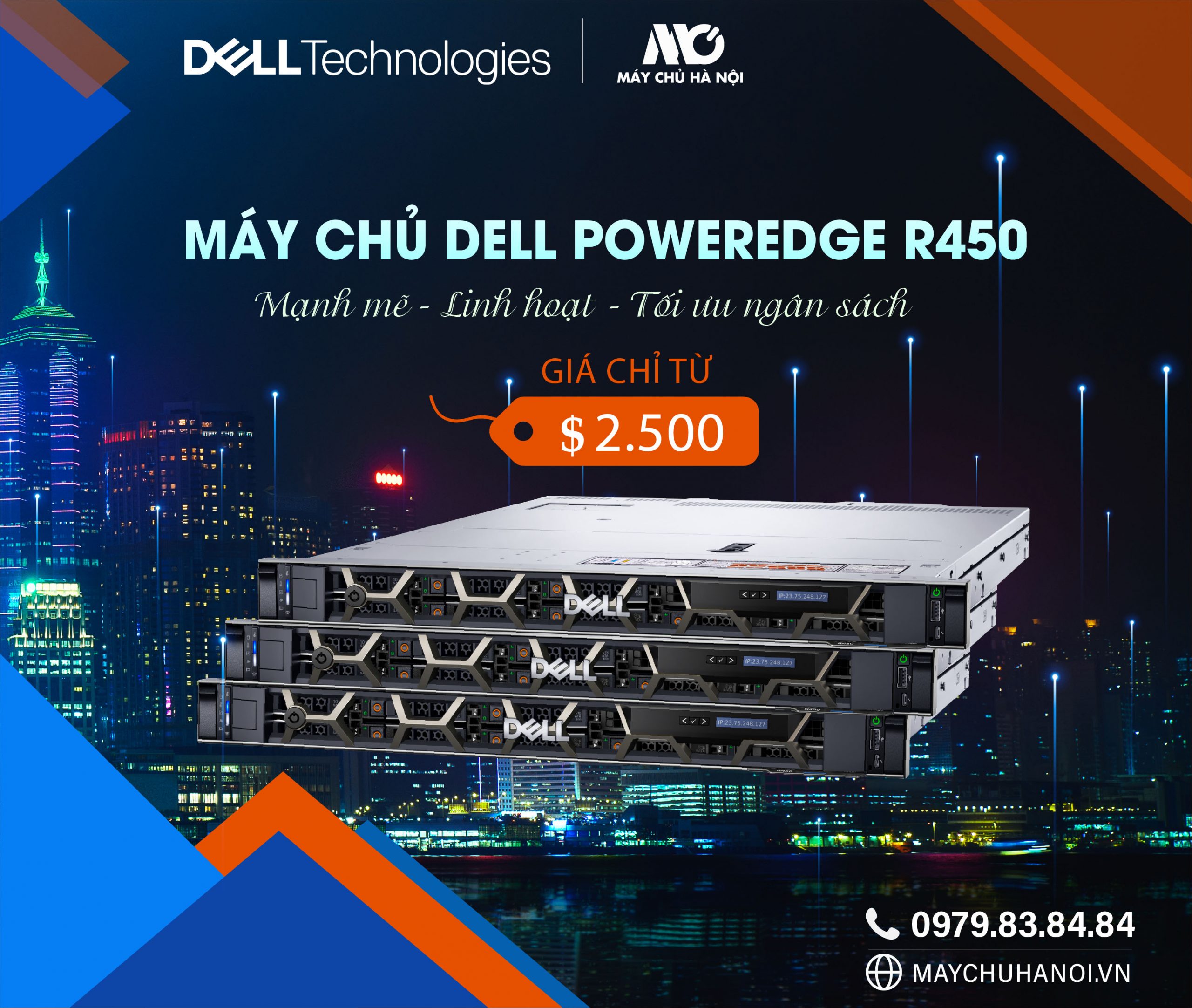 Máy chủ Dell R450 | Tối ưu ngân sách cho doanh nghiệp