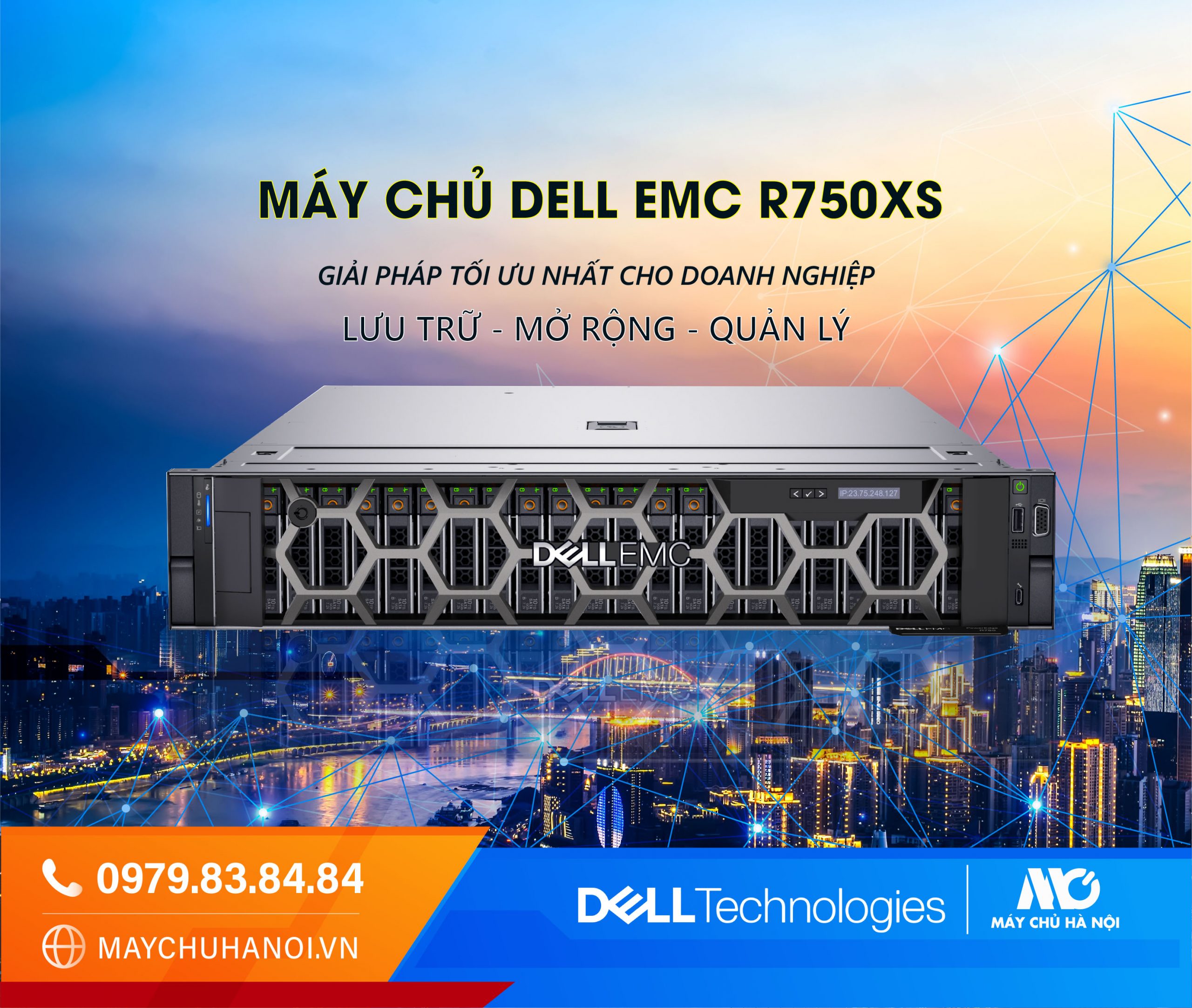 Máy Chủ Dell R750xs | Giải pháp tối ưu nhất cho lưu trữ – mở rộng và quản lý