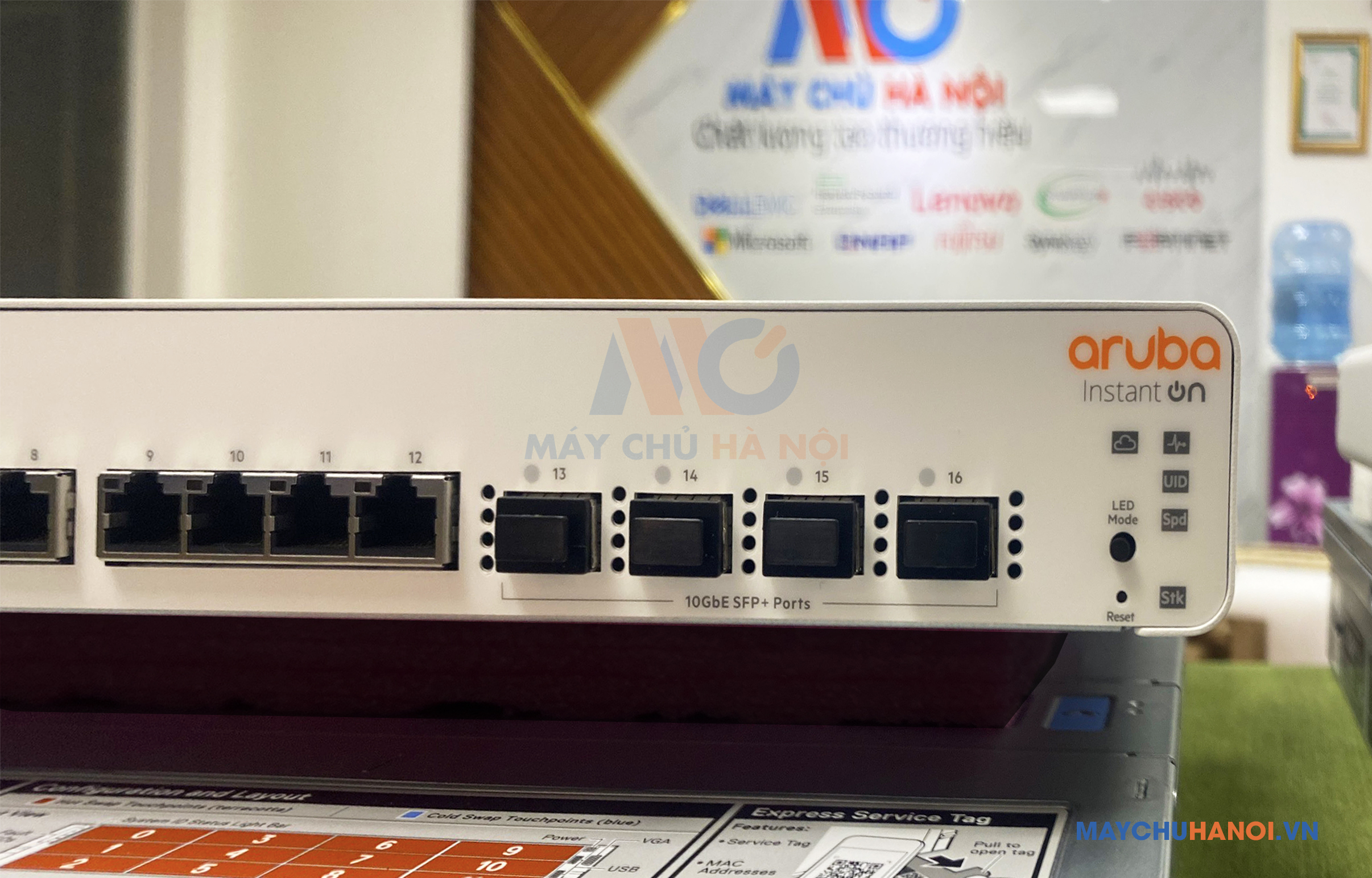 [Review] Thiết bị chuyển mạch Aruba Instant On 1960 12x RJ-45 autosensing 100/1000/10GBASE-T ports, 4xSFP+ 10GbE ports Uplink