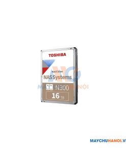 Ổ Cứng HDD 3.5inch Toshiba N300 16TB NAS SATA 7200RPM 256MB Cache (HDWG31GUZSVA)