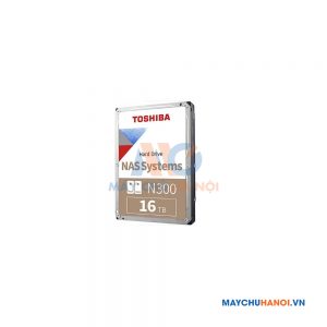 Ổ Cứng HDD 3.5inch Toshiba N300 16TB NAS SATA 7200RPM 256MB Cache (HDWG31GUZSVA)