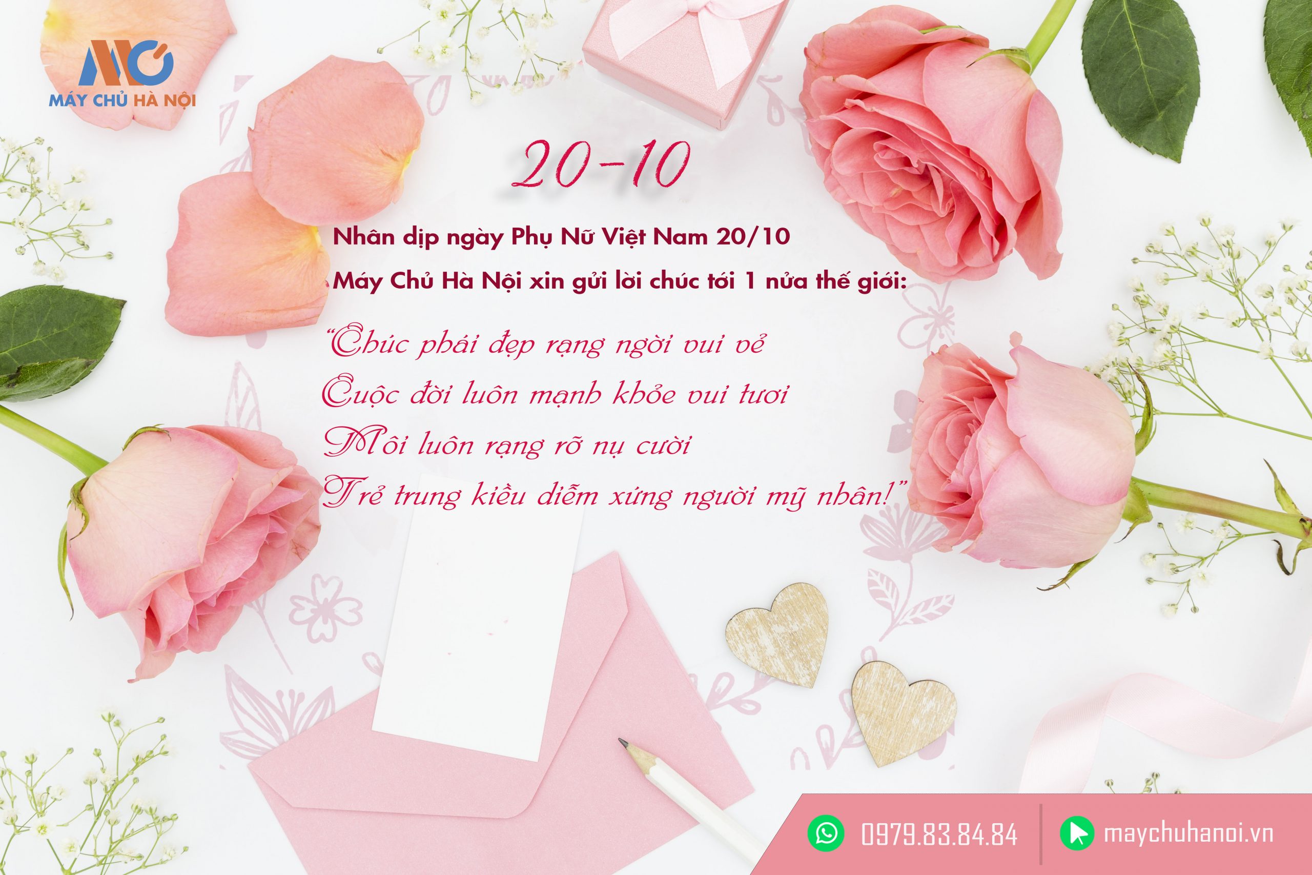 Thư chúc mừng ngày Phụ Nữ Việt Nam 20/10