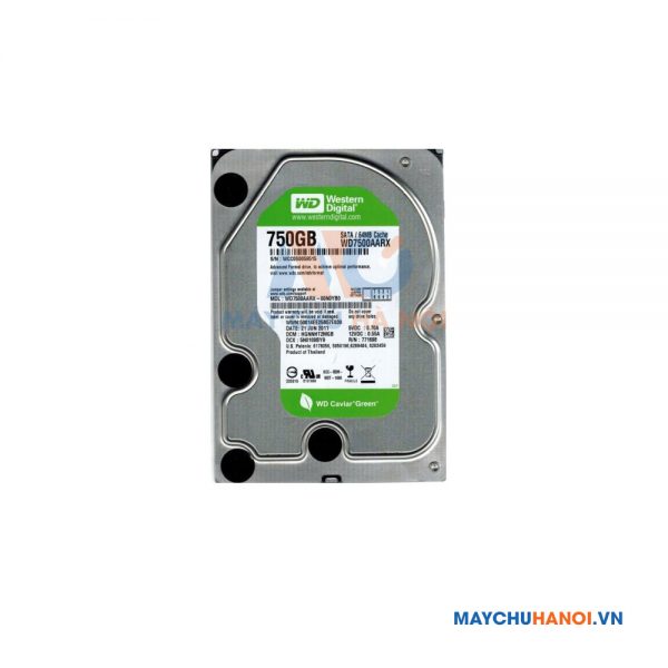 Ổ cứng HDD WD Caviar Green 750 GB SATA 6Gb/S Intellipower 64MB 3.5 WD7500AARX