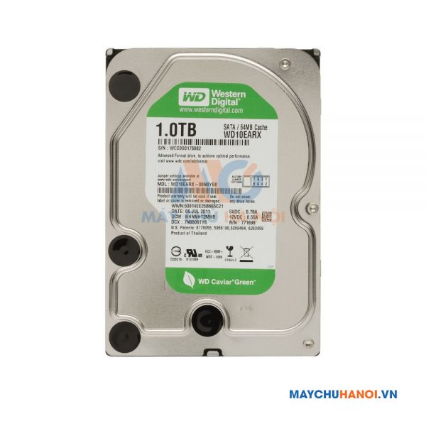 Ổ cứng HDD WD Caviar Green 1TB SATA 6Gb/S Intellipower 64MB 3.5inch WD10EARX