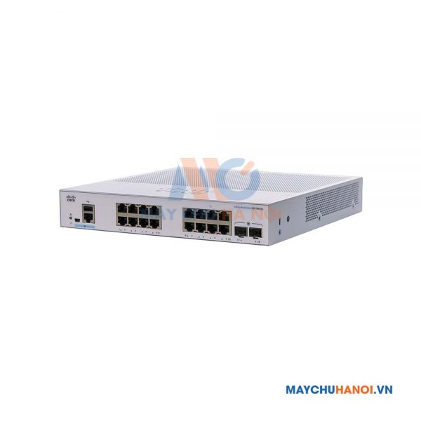 Thiết bị mạng Cisco 16 10/100/1000 ports CBS250-16T-2G-EU , 2 Gigabit SFP