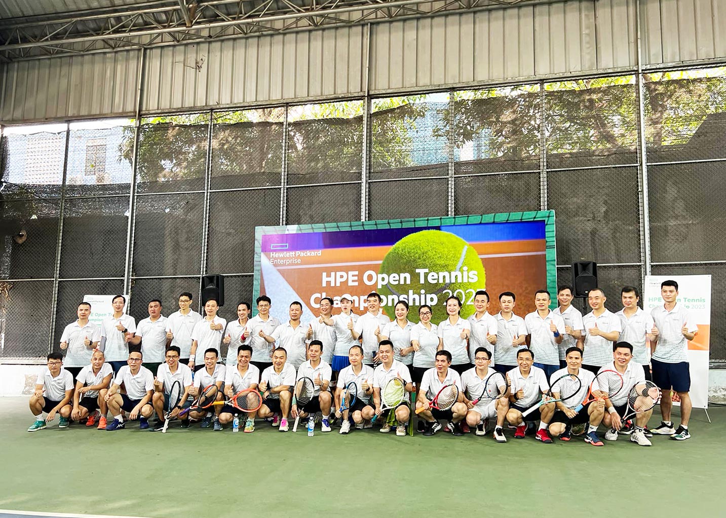 Máy Chủ Hà Nội tham gia cuộc thi HPE Open Tennis Championship 2023 do HPE tổ chức