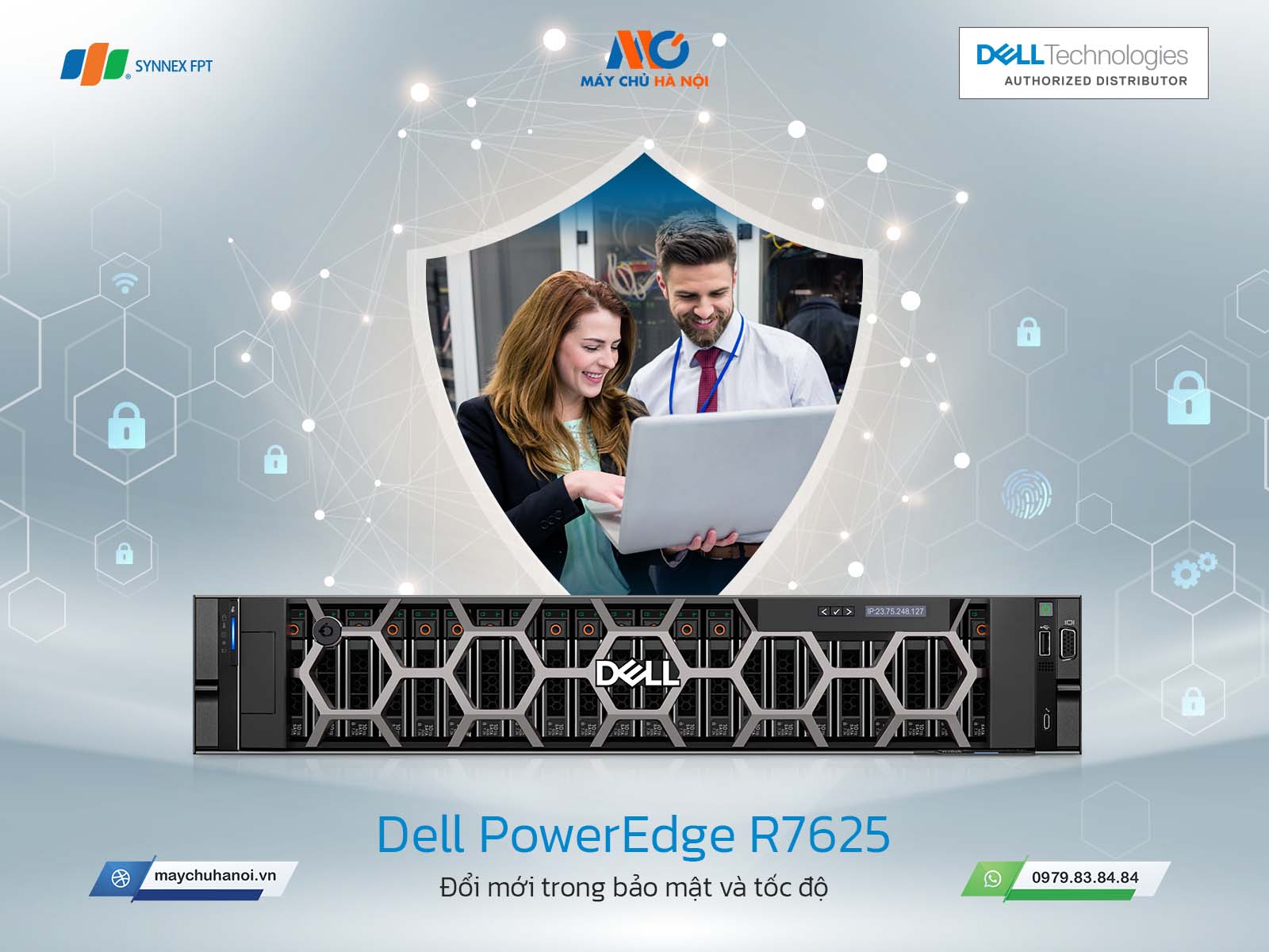 Máy Chủ Dell R7625 – Máy chủ đổi mới trong việc bảo mật và tốc độ