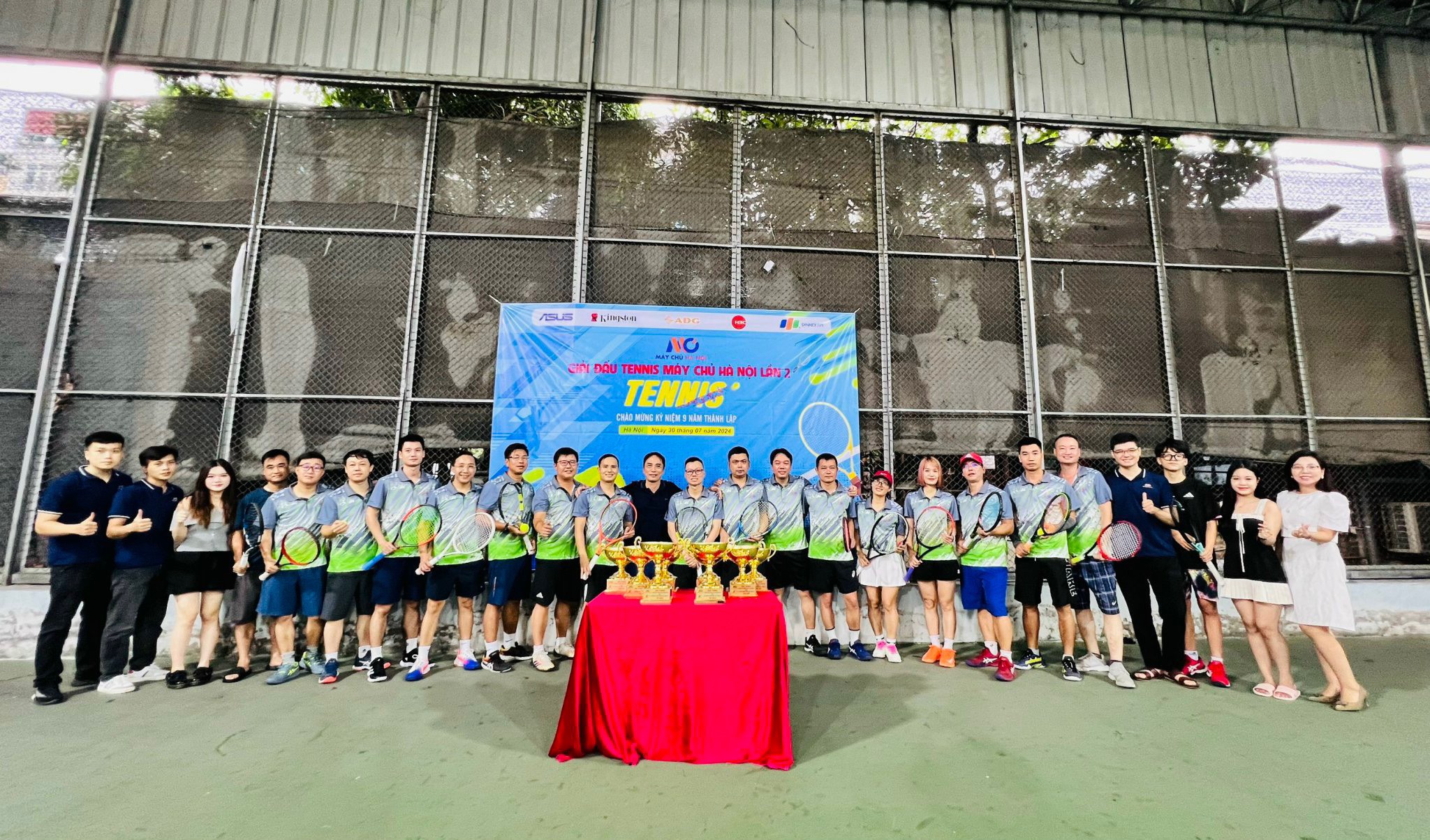 Máy Chủ Hà Nội Tổ Chức Giải Đấu Tennis Lần 2 Chào Mừng 9 Năm Thành Lập Công Ty