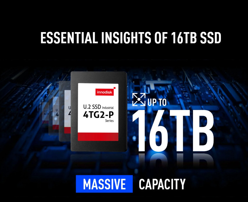 Innodisk Flash 16TB SSD – Giải pháp lưu trữ mạnh mẽ