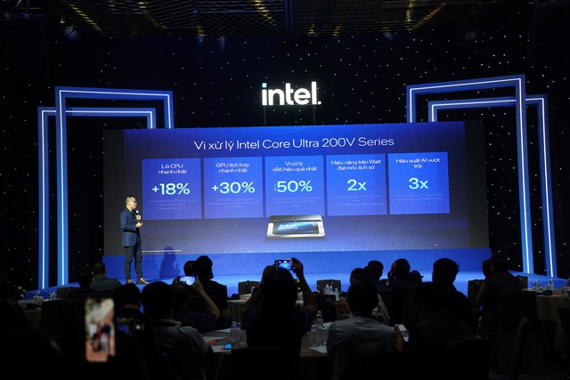 Intel ra mắt dòng vi xử lý Core Ultra thế hệ thứ 2 tại Việt Nam