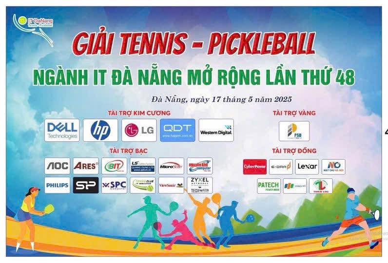 MÁY CHỦ HÀ NỘI THAM DỰ GIẢI PICKLEBALL & TENNIS IT ĐÀ NẴNG 2025 TOÀN QUỐC
