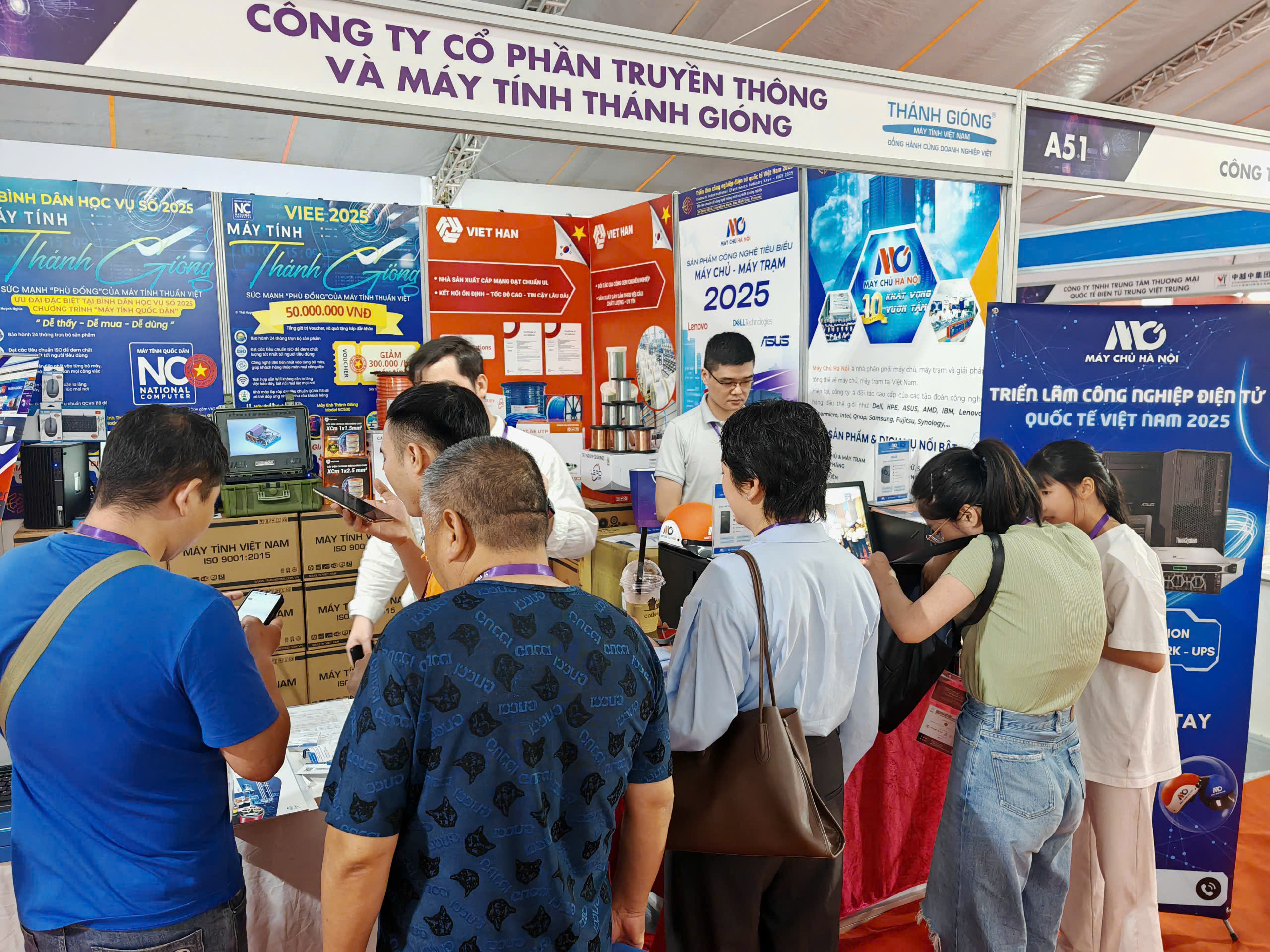 Máy Chủ Hà Nội Tham Dự Hội Chợ Triển Lãm Công Nghiệp Điện Tử Quốc Tế Việt Nam – VIEE 2025