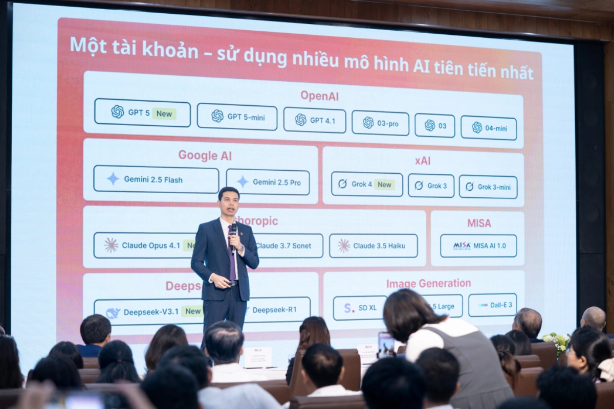 Nền tảng AI Việt hợp nhất các mô hình AI vào một ứng dụng