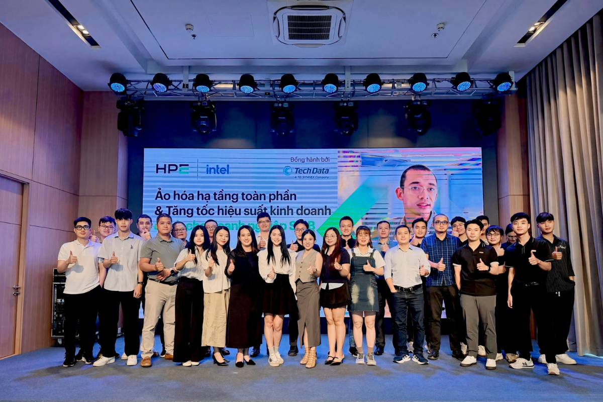 Máy Chủ Hà Nội Tham Gia Hội Thảo Công Nghệ Do HPE & Intel Cùng TechData Tổ Chức