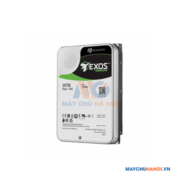 Ổ Cứng HDD Seagate Exos X20 20TB Enterprise 512e/4Kn SATA 6Gb/s 7200RPM 256MB 3.5" - N Ổ Cứng HDD Seagate Exos X20 20TB Enterprise 512e/4Kn SATA 6Gb/s 7200RPM 256MB 3.5" - N
