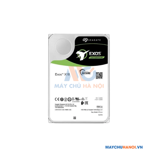 Ổ Cứng HDD Seagate Exos X18 18TB Enterprise 512e/4Kn SATA 6Gb/s 7200RPM 256MB 3.5" - N Ổ Cứng HDD Seagate Exos X18 18TB Enterprise 512e/4Kn SATA 6Gb/s 7200RPM 256MB 3.5" - N
