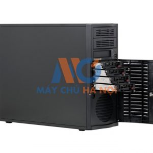 Supermicro SuperChassis 733TQ-500B Mid-Tower 4x HDD 3.5'; SATA/SAS hotswap 500W Power Supply