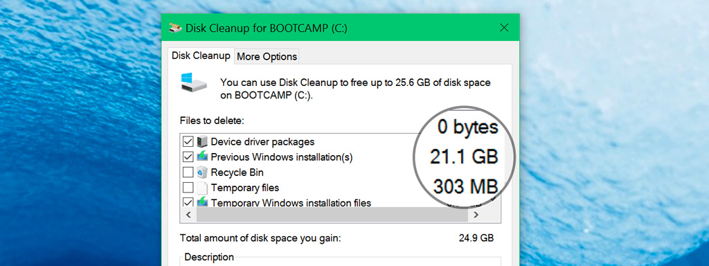 Cách giải phóng khoảng 20GB bộ nhớ cho máy tính chạy Windows 10 November Update