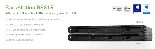 Thiết bị lưu trữ NAS Synology RS815