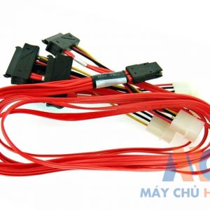 Cáp Molex cable Internal MiniSAS SFF-8087 to 4x SFF-8482  74562-7022 74562-7500