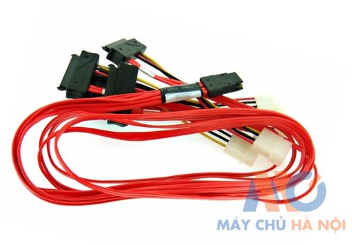 Cáp Molex cable Internal MiniSAS SFF-8087 to 4x SFF-8482  74562-7022 74562-7500