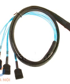 Cáp  Internal Mini SAS to 4 SATA Cable SFF-8087 Cable 1-4 màu xanh