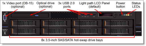 IBM x3650 M5 - LFF-E5-2609 v3