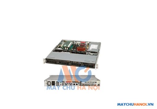 Chassis Supermicro SC813MTQ-350CB 4 x HDD HotSwap