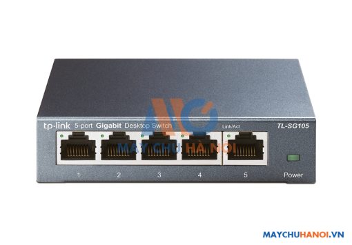 Switch Gigabit Để bàn 5 cổng, 5 cổng RJ45 10/100/1000Mbps, Vỏ thép