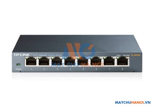 Switch Gigabit Để bàn 8 cổng, 8 cổng RJ45 10/100/1000Mbps, Vỏ thép