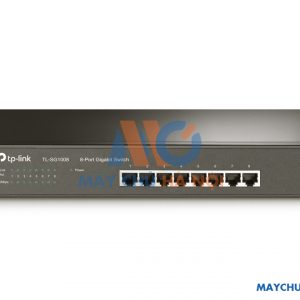 Switch 8 cổng Gigabit, 8 cổng RJ45 10/100/1000Mbps, Vỏ thép, gắn tủ 13-inch 1U