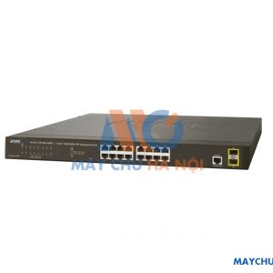 16 port 10/100/1000BASE-T + 2 port 100/1000BASE-X SFP Switch PLANET GS-4210-16T2S