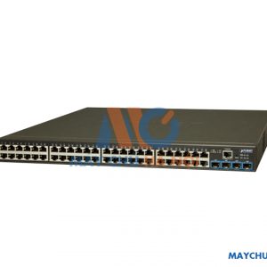 48-port 10/100/1000Mbps + 4-port 10G SFP + Web Smart Switch PLANET GS-2240-48T4X