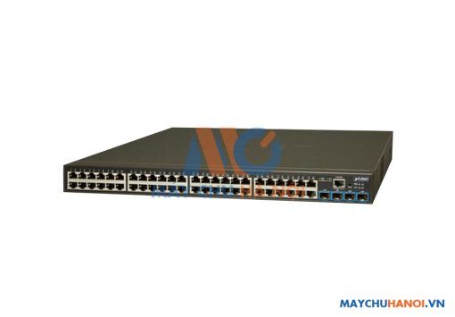48-port 10/100/1000Mbps + 4-port 10G SFP + Web Smart Switch PLANET GS-2240-48T4X